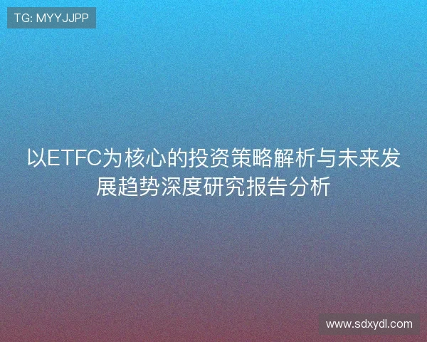 以ETFC为核心的投资策略解析与未来发展趋势深度研究报告分析 以ETFC为核心的投资策略解析与未来发展趋势深度研究报告分析